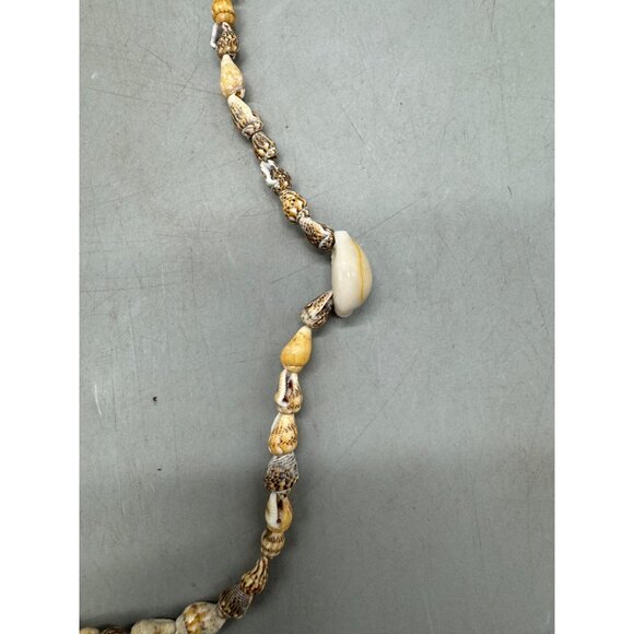 Long Natural Sea Shell Necklace For Women 34" pull over READ - Picture 2 of 5